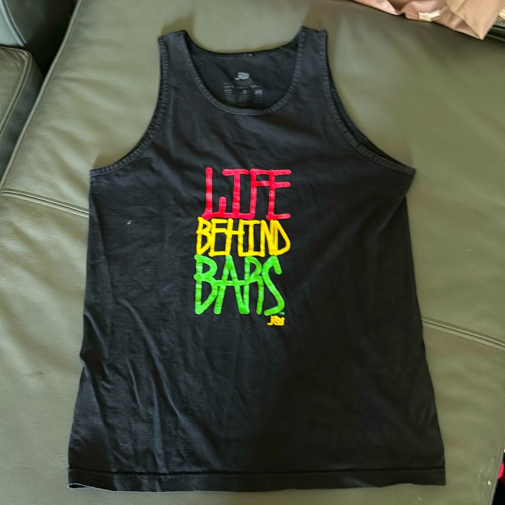 Life behind bars muscle shirt